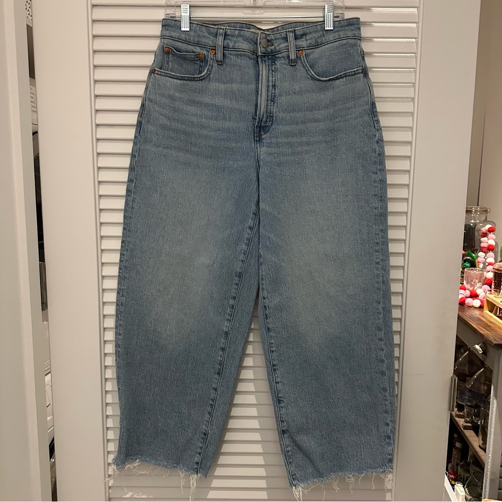 Madewell Curvy Perfect Vintage Wide-Leg Crop Jean